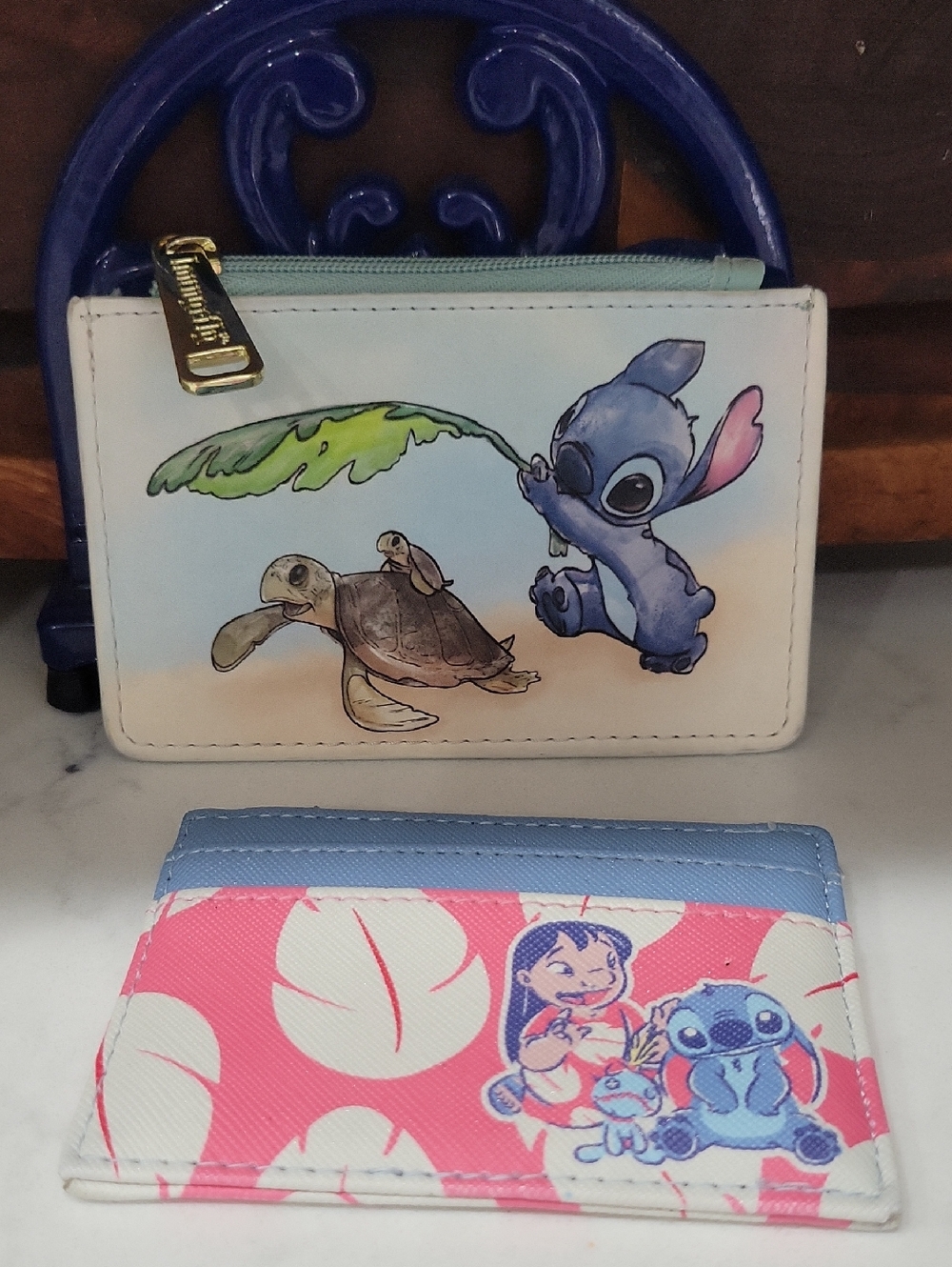 Loungefly Stitch & Turtle Change Purse/ Cardholder & Stitch Cardholder